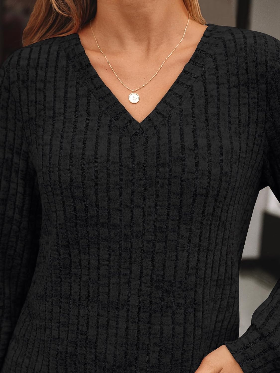 AUTOMET Womens V Neck Long Sleeve Shirt Fall Fashion Tops Tunic Dressy Casual Sweater Clothes Cute Trendy Work Outfits 2026 - Image 6