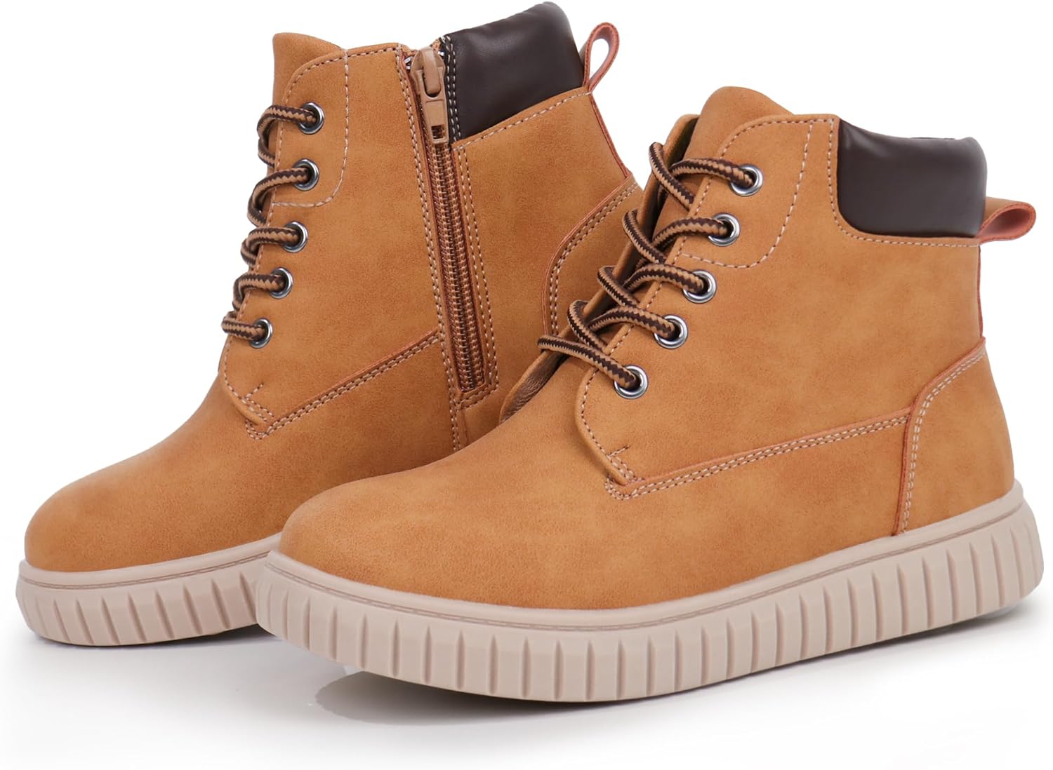 Tobfis Kids Zipper Ankle Boots