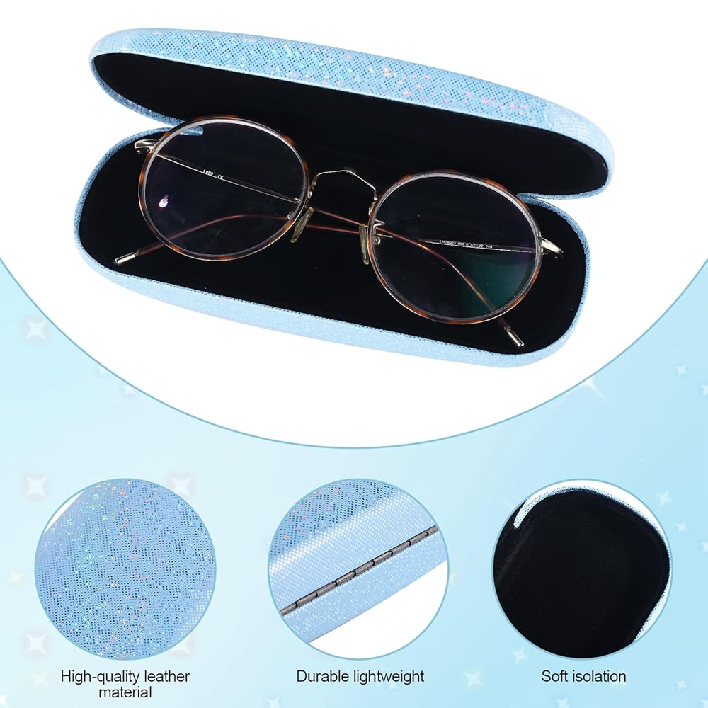 4er Set Hartschalen-Brillenetuis Mit Blumenmuster - Stylischer Schutz Für Brille & Sonnenbrille