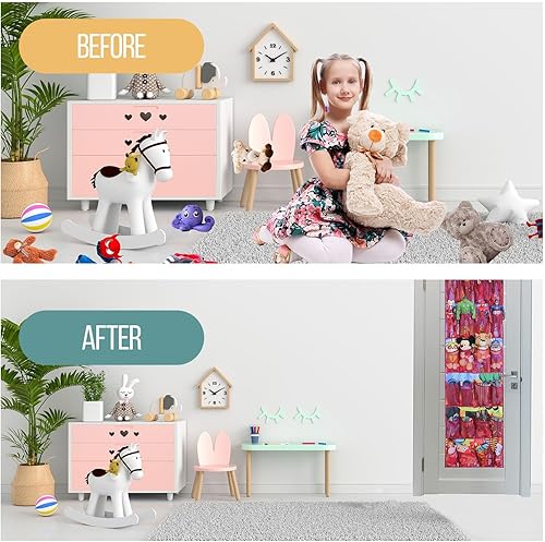 Miniatura 3 de Organizador de superhéroes, organizador de zapatos colgante sobre la puerta (67 x 19 pulgadas)