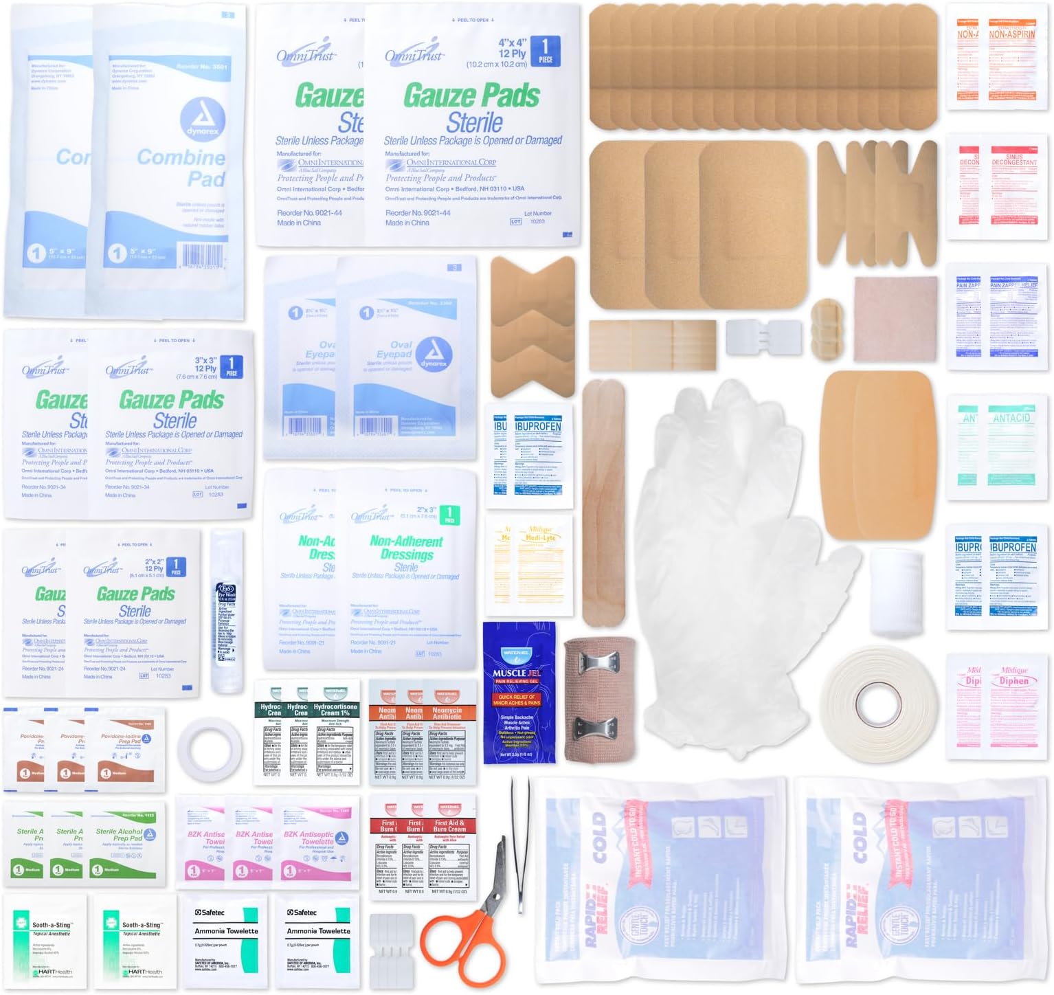 Sports First Aid Kit Refill Pack - 73 Piece