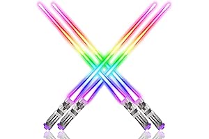 LIGHTSABER CHOPSTICKS LIGHT UP STAR WARS LED Glowing Light Saber Chop Sticks...