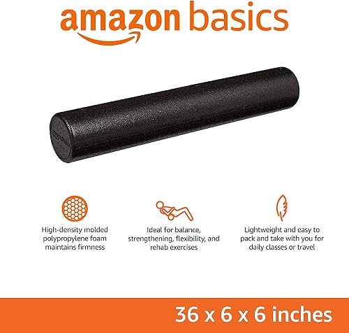 Miniatura 2 de Tienda Basics High-Density Round Foam Roller for Exercise Massage Muscle Recovery - 12 18 24 36