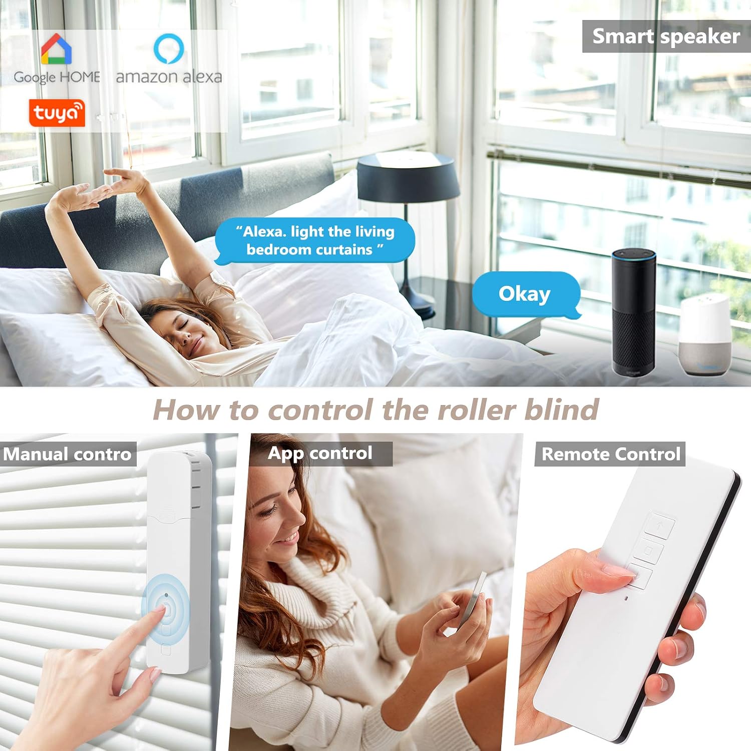 Image showing smart speaker integration and voice commands