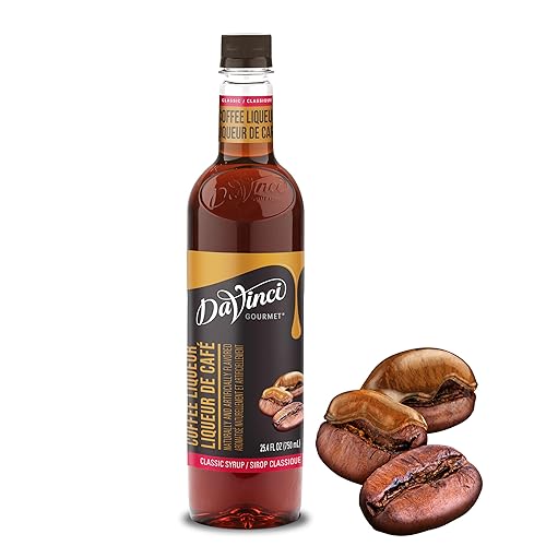 DaVinci Gourmet Classic Coffee Liqueur Syrup, 25.4 Fluid Ounces (Pack