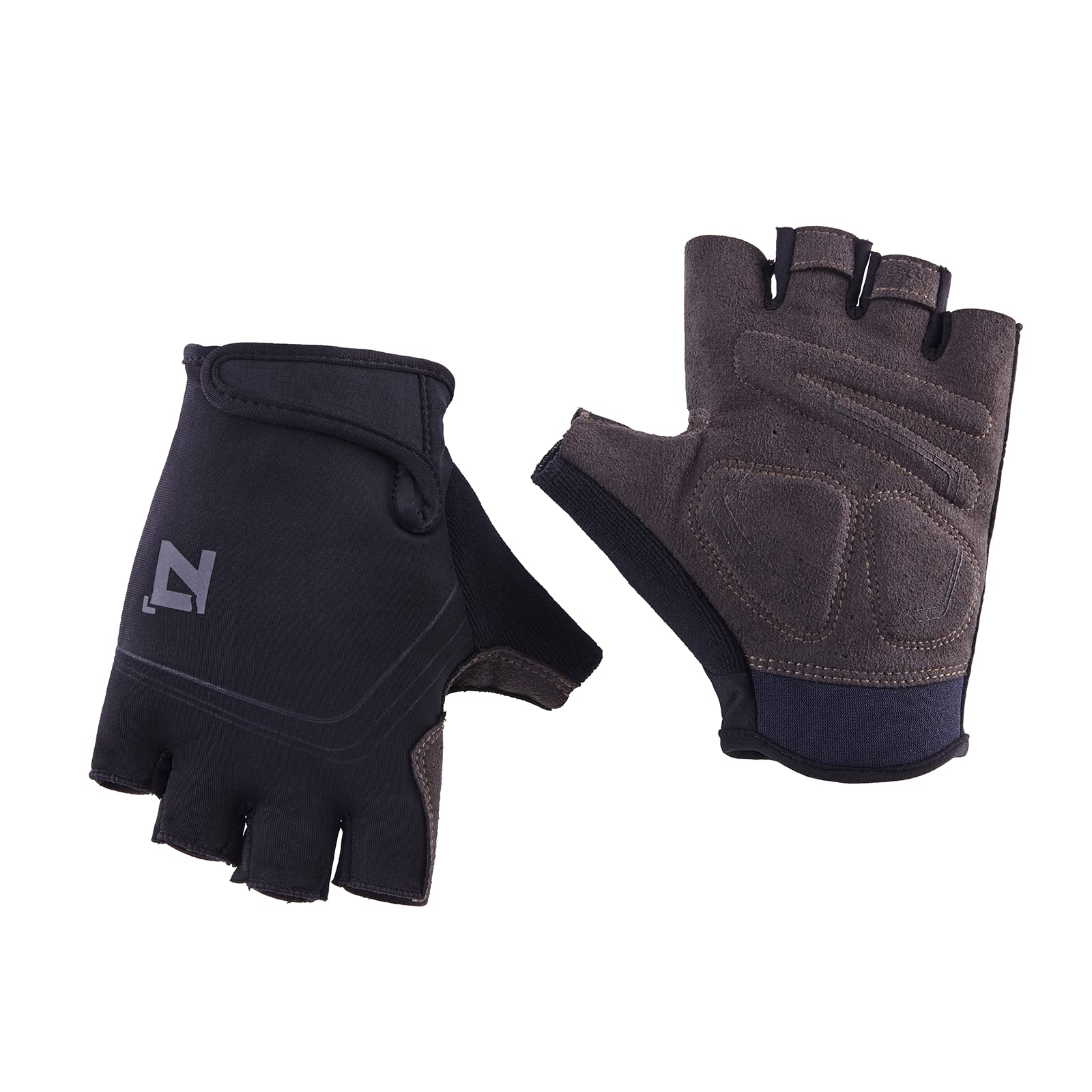 OOZi Guanti da ciclismo senza dita, per uomo e donna, materiale elasticizzato leggero, resistenti, imbottiti, per mountain bike, viaggi su strada, allenamento al coperto, sollevamento pesi