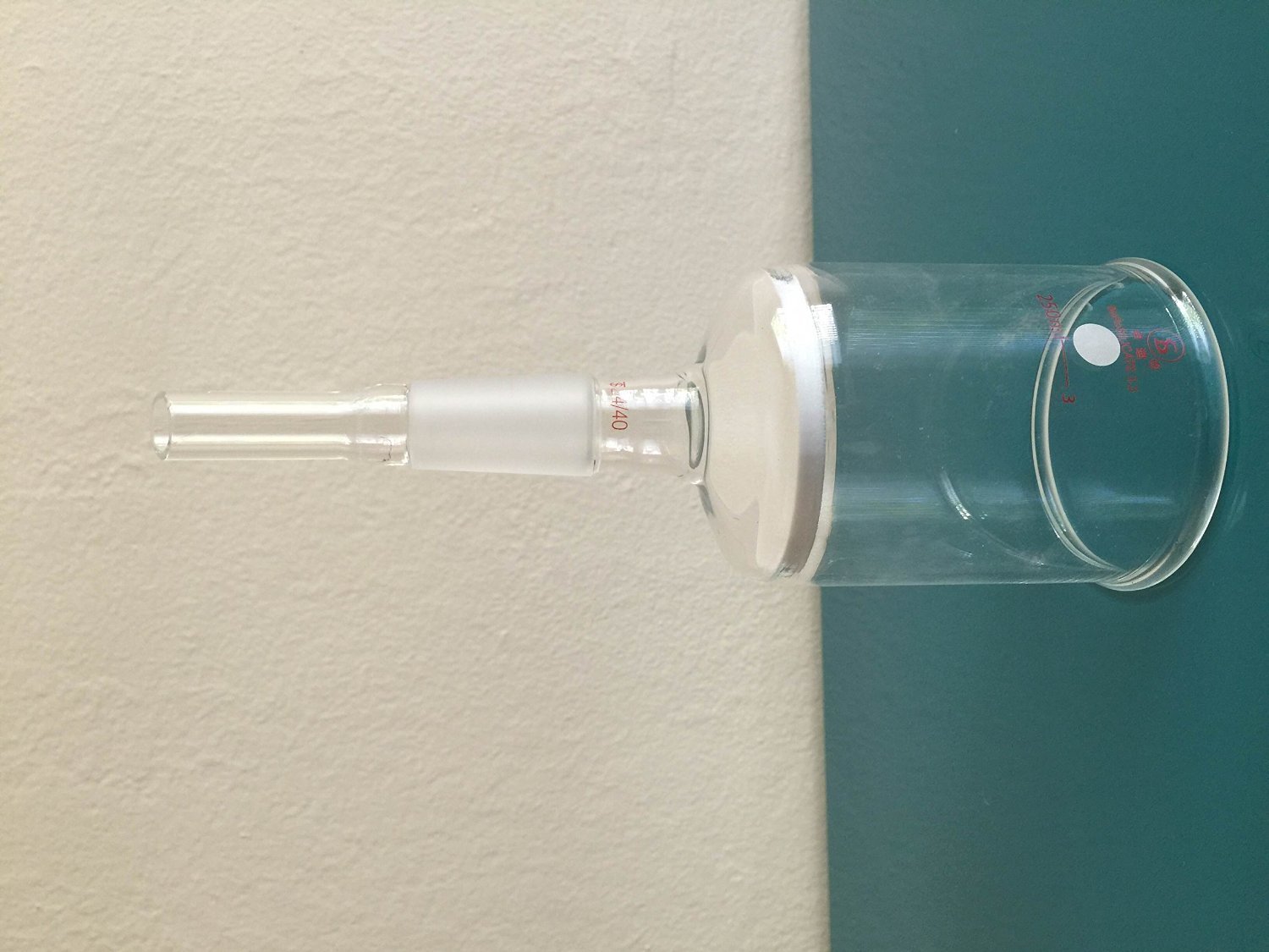 Beyondsupply-lab Vaccum Suction Filter Filtration Kit 250ml Buchner Funnel 1000mL Conical Flask