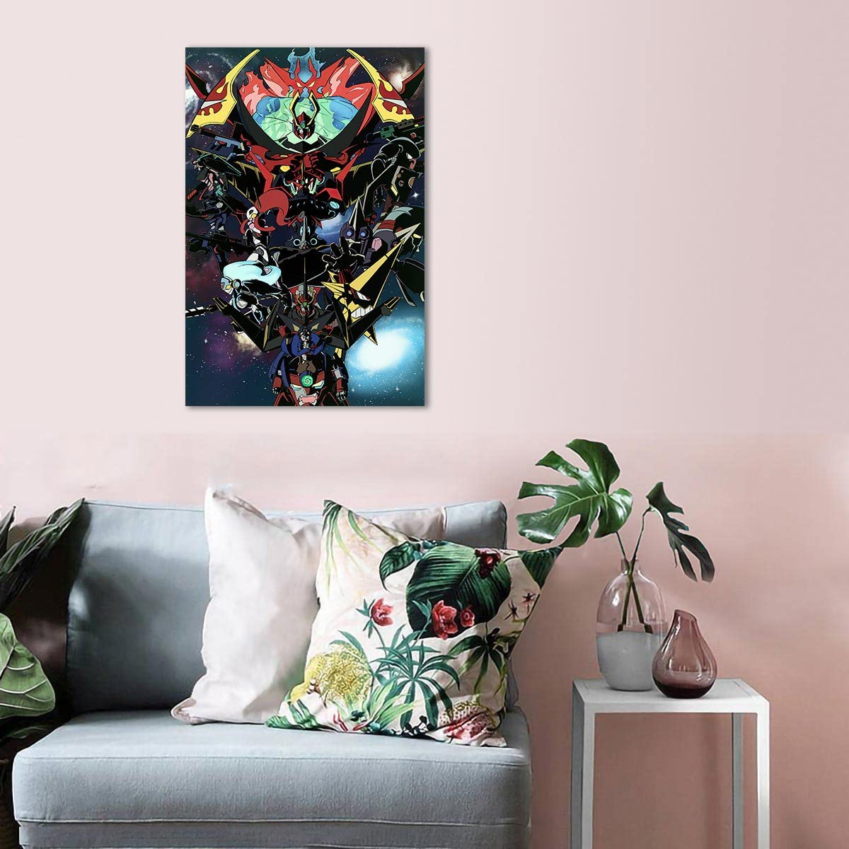 ZZFHLBSC Gurren Lagann Klassieke en uitstekende anime canvasposter