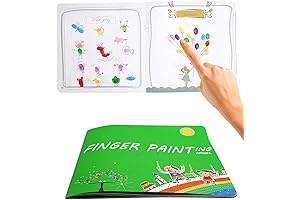 Gibaniza Finger Painting Paper Pad for Kids,36 Sheets