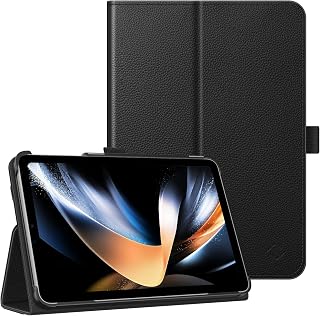 Fintie Case for Onn 8.1" Core Tablet (2026 Model) - Premium Vegan Leather Folio Protective Stand Cover with Pencil Holder Compatible with Onn 8.1-inch Gen5 Tablet (Black)