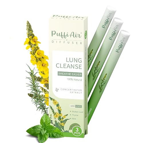 Herbal Diffuser Pen, Detox Diffuser with Mullein, Thyme & Mint
