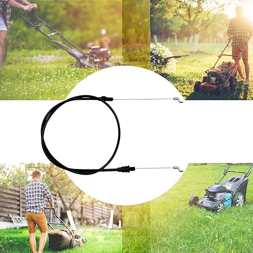 Miniatura 9 de 746-04661A Cable de control 946-04661A 946-04661 746-04661 para MTD Craftsman Troy-Bilt Yard-Man Yard Machines Cub Cadet Bolens 21" Deck Walk Behind