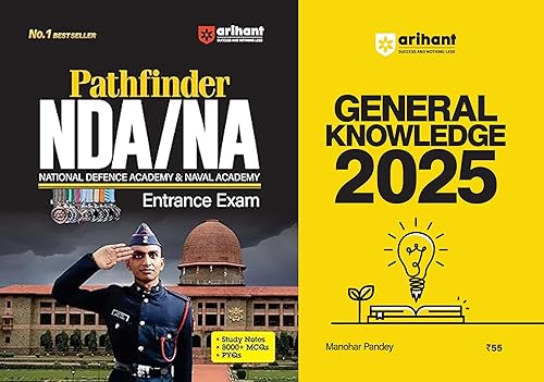 ARIHANT NDA/NA GUIDE National Defence Academy &amp; Naval Academy Entrance Examination 2024-25 WITH FREE GK BOOK 2025