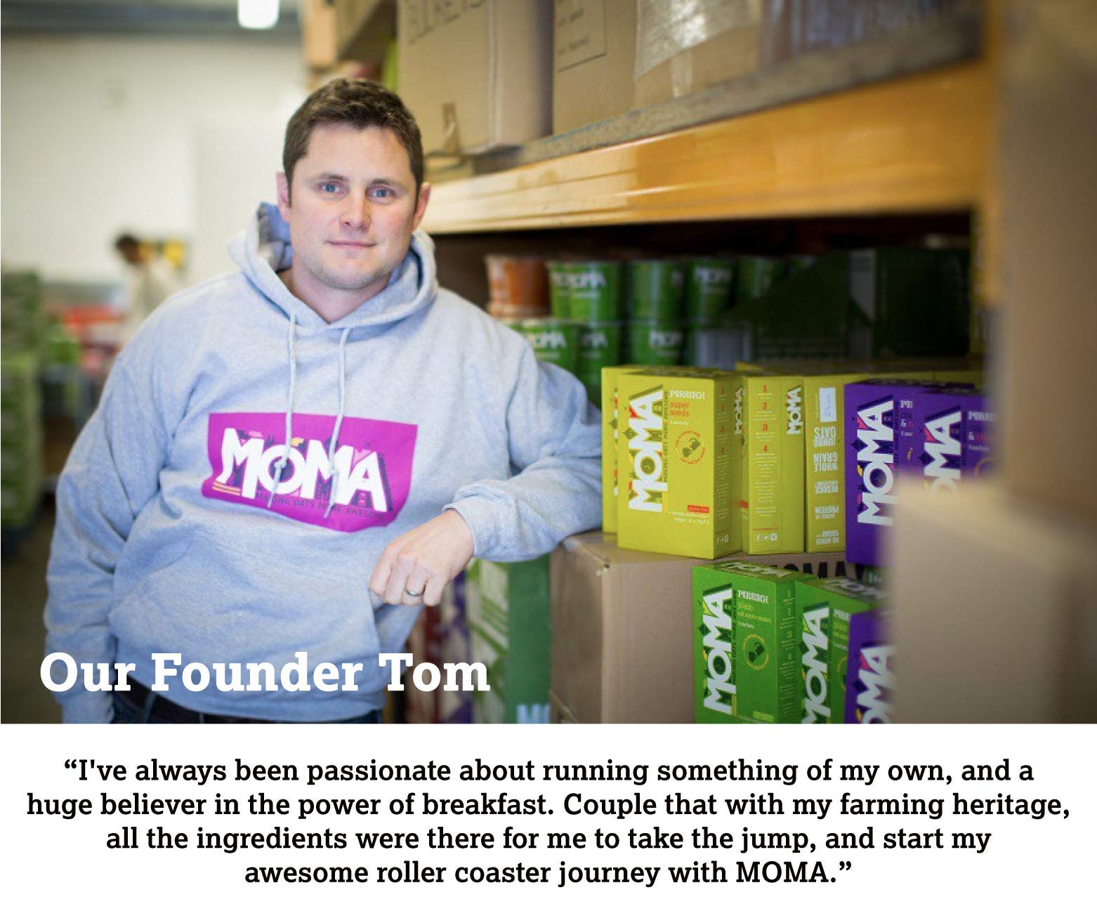 MOMA Porridge Sachets CRANBERRY & RAISIN Box of 30 x 70g Breakfast