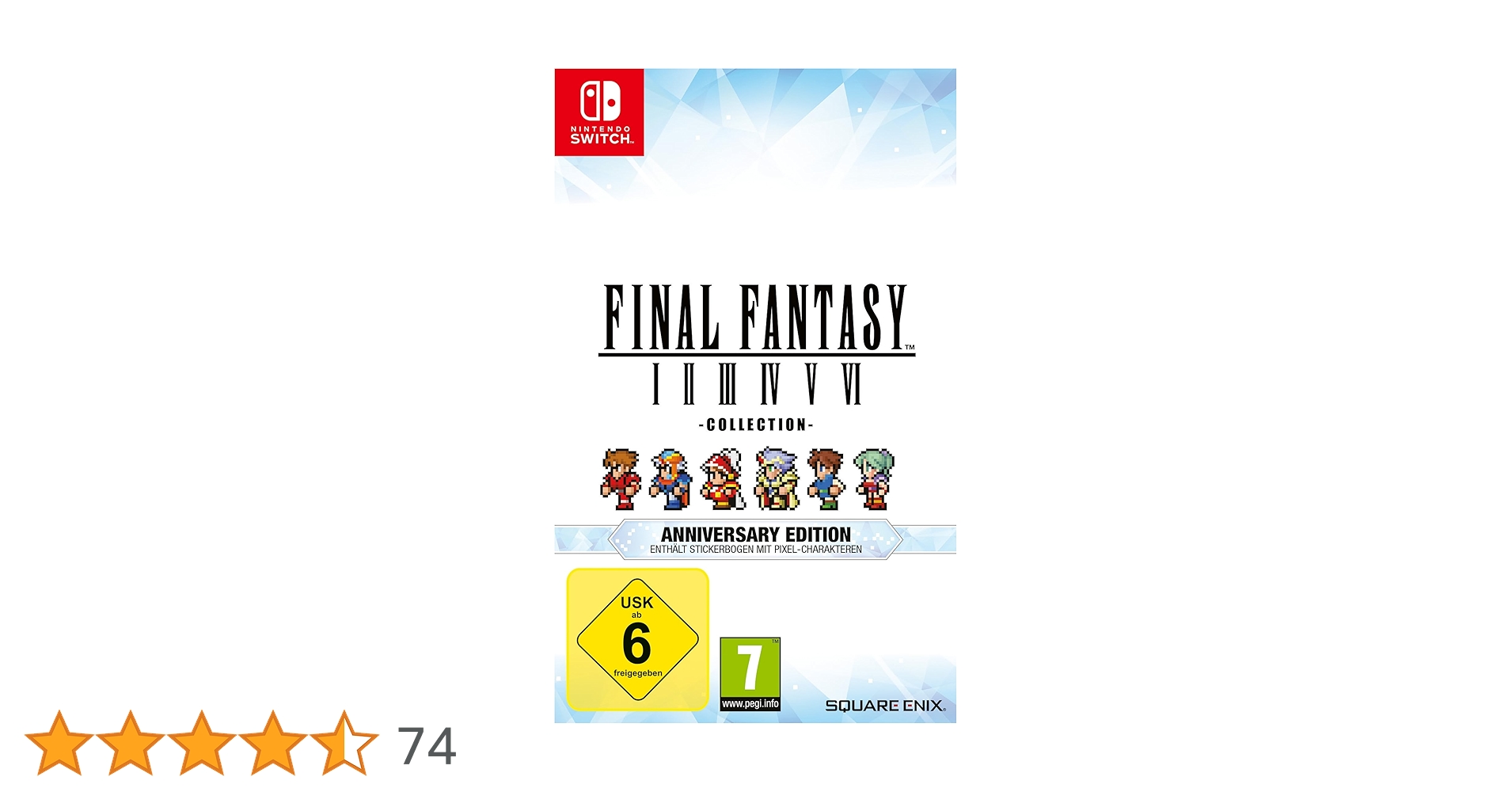 FINAL FANTASY I-VI COLLECTION ANNIVERSARY EDITION (Switch