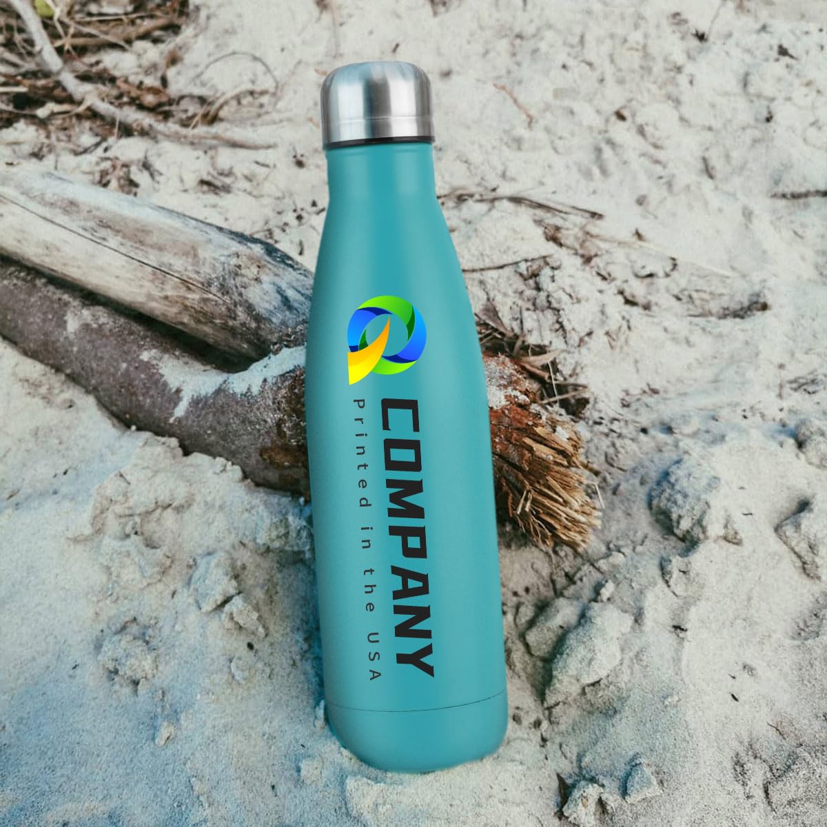 Personalisierte isolierte Wasserflasche, doppelwandige Edelstahl-Wasserflasche, auslaufsichere Thermosflasche, wiederverwendbare Wasserflasche für Sport und Reisen, Schwarz, 1 Stück