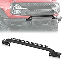 Vista 1 de Rejilla Bull Bar Protector de cepillo con soporte de luz compatible con Ford Bronco 2021 2022 2023 2024 2025 2026