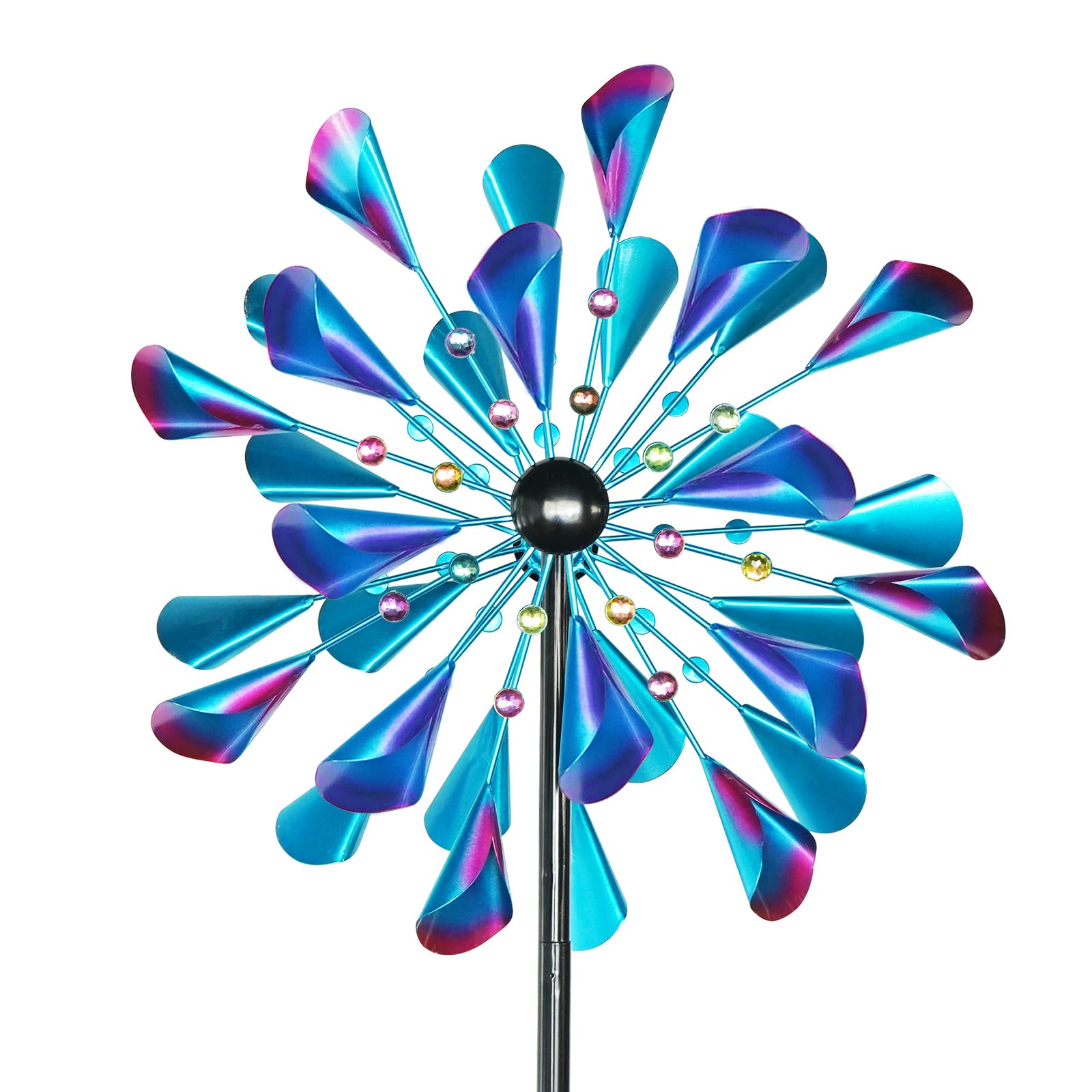 DECOROCA Kinetic Wind Spinners Outdoor - Large Metal Wind Sculptures — Amazon image 10