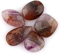 Vista 17 de 5pcs, Bulk Natural Gemstone Cabochon, Polished Flatback Stone, Wholesale Loose Cabs Supply, DIY Jewelry Making, Chakra Healing Crystal, Birthstone