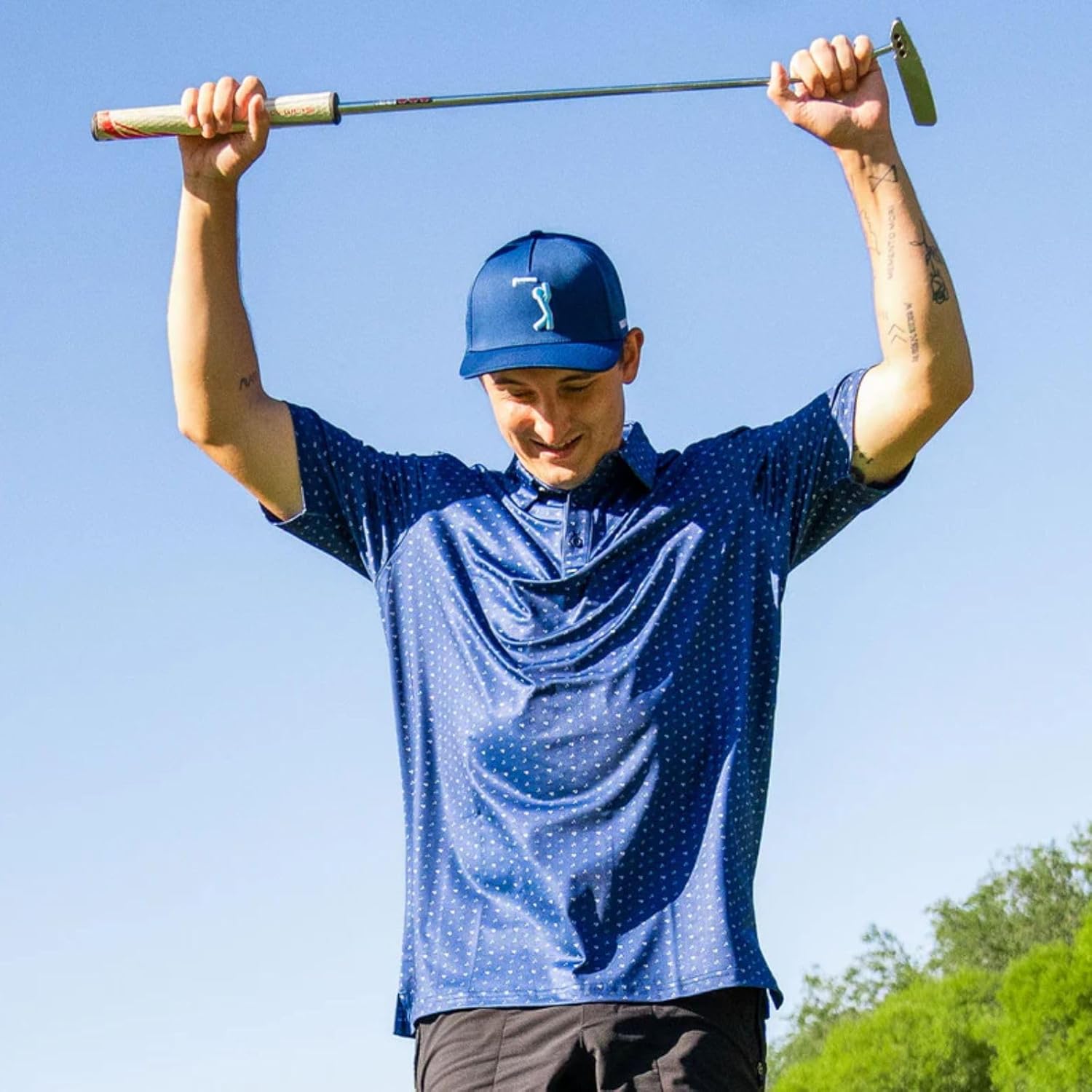 Bogey Bros Golf Polo Shirt for Men – 4 Way Stretch Short Sleeve, UPF 50, Moisture Wicking Athletic Fit - Image 4