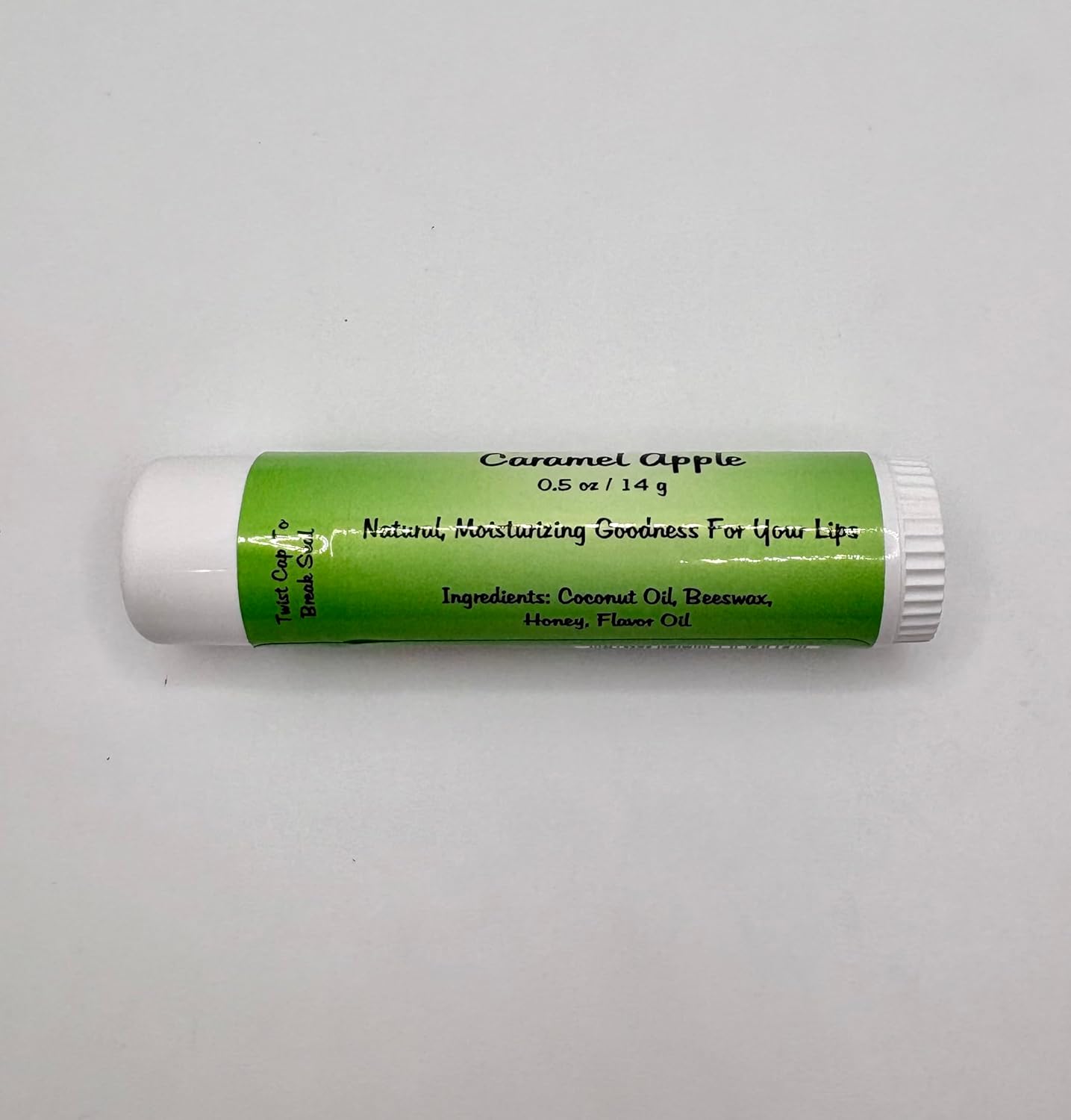 Three (3x) Large Jumbo Natural Lip Balm - .5 Ounce Caramel