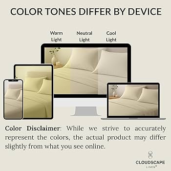 Amazon.com: Cloud Scape Linen 100% Egyptian Cotton King