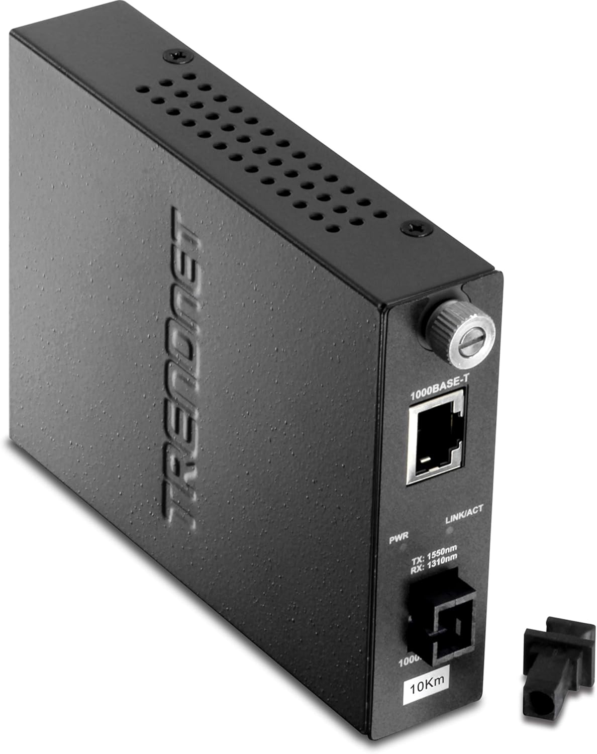 TRENDnet Intelligent 1000Base-T to 1000Base-LX Dual Wavelength Single Mode SC Fiber Media Converter (10km/6.2miles) Fiber to Ethernet Converter, Fiber Port, RJ-45, Lifetime Protection, TFC-1000S10D5