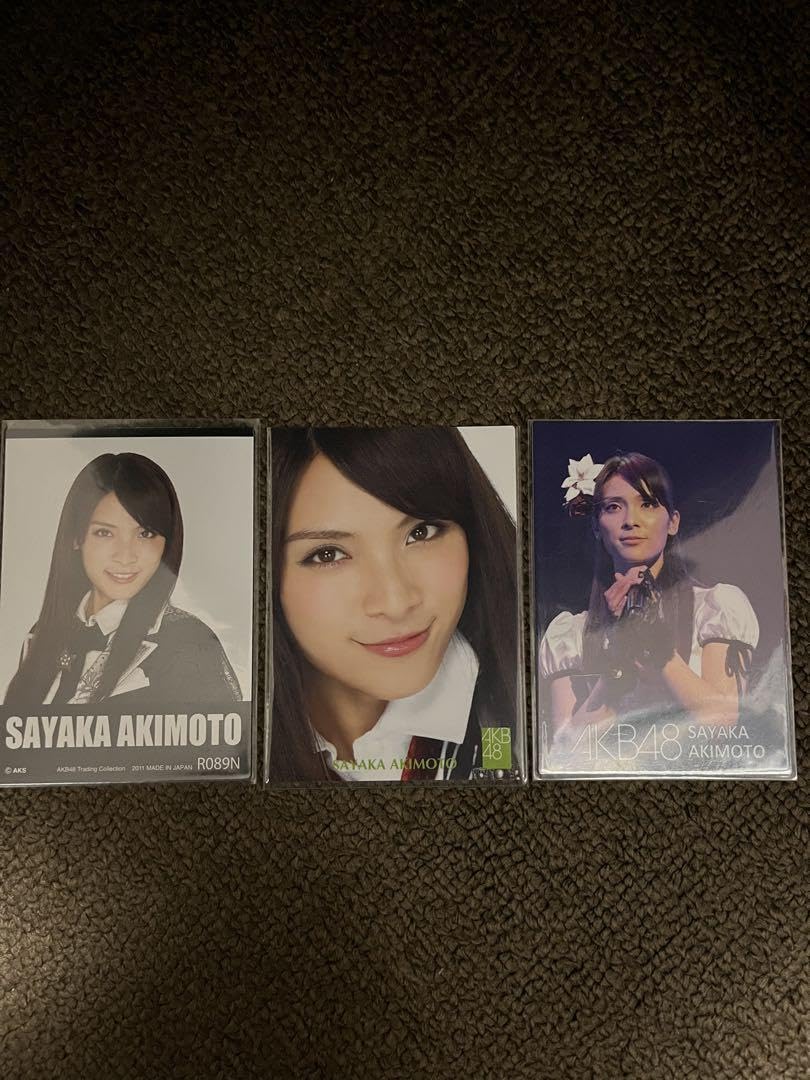 Amazon.co.jp: AKB48 トレーディングカード 秋元才加3枚組 : Toys & Games