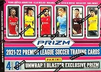 Vista 3 de Premier League Soccer 2021/22 Blaster Box Prizm Factory Sellado 6 paquetes por caja, 4 tarjetas por paquete