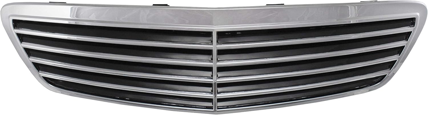 Garage-Pro Grille Assembly for MERCEDES BENZ S-CLASS 00-02 Chrome Shell/Ptd-Black Insert (220) Chassis