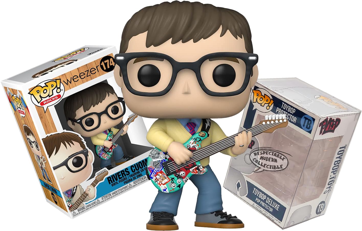 Amazon.com: Funko Weezer - Rivers Cuomo (with Glasses, Sweater 