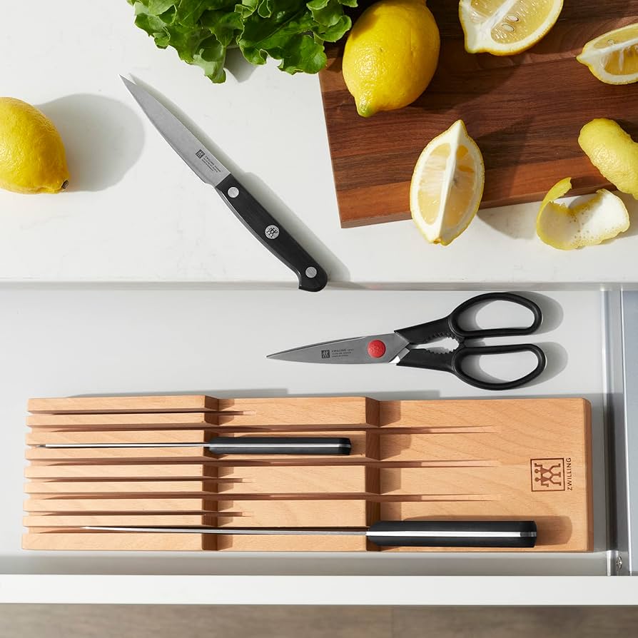 Amazon.com: ZWILLING In-drawer Knife Organizer, 8-slot, Beechwood