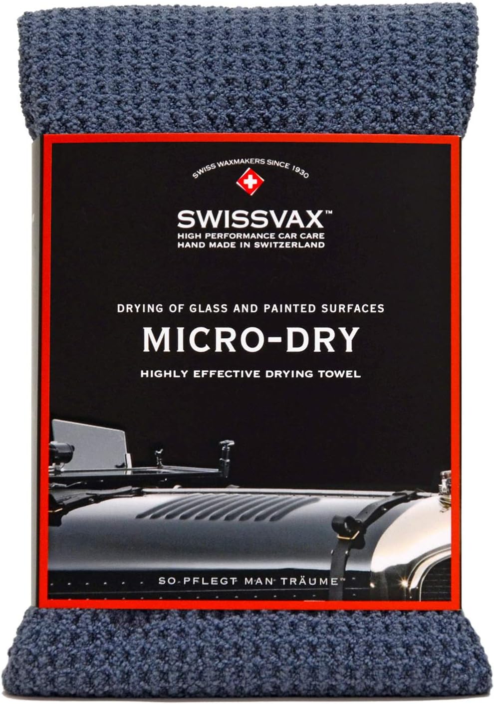 Swissvax 1091140 Super Soft Premium Microfibre Drying Cloth, 80cm x 55cm