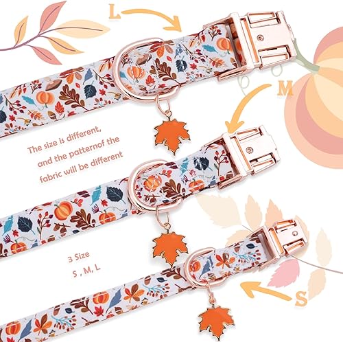 Miniatura 9 de Faygarsle Collar de perro verde con diseño navideño con lazo de hebilla de metal, pan de jengibre, patrón de árboles para perros pequeños, medianos