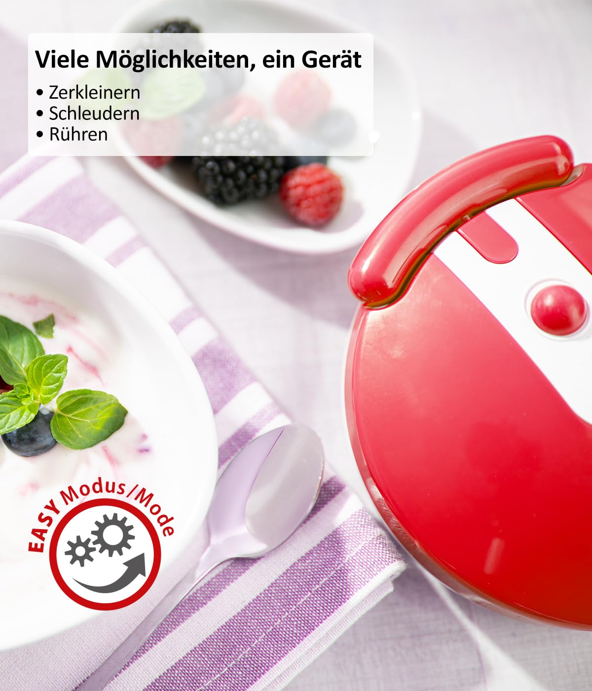 Genius Nicer Dicer Mando wraz z krajalnicą do warzyw Twist, 21-częściowa, ręczna szatkownica do warzyw, stojąca, z pojemnikiem na ścinki, 6 wkładów, cebulę, ziemniaki, frytki, sałatę, wirówkę