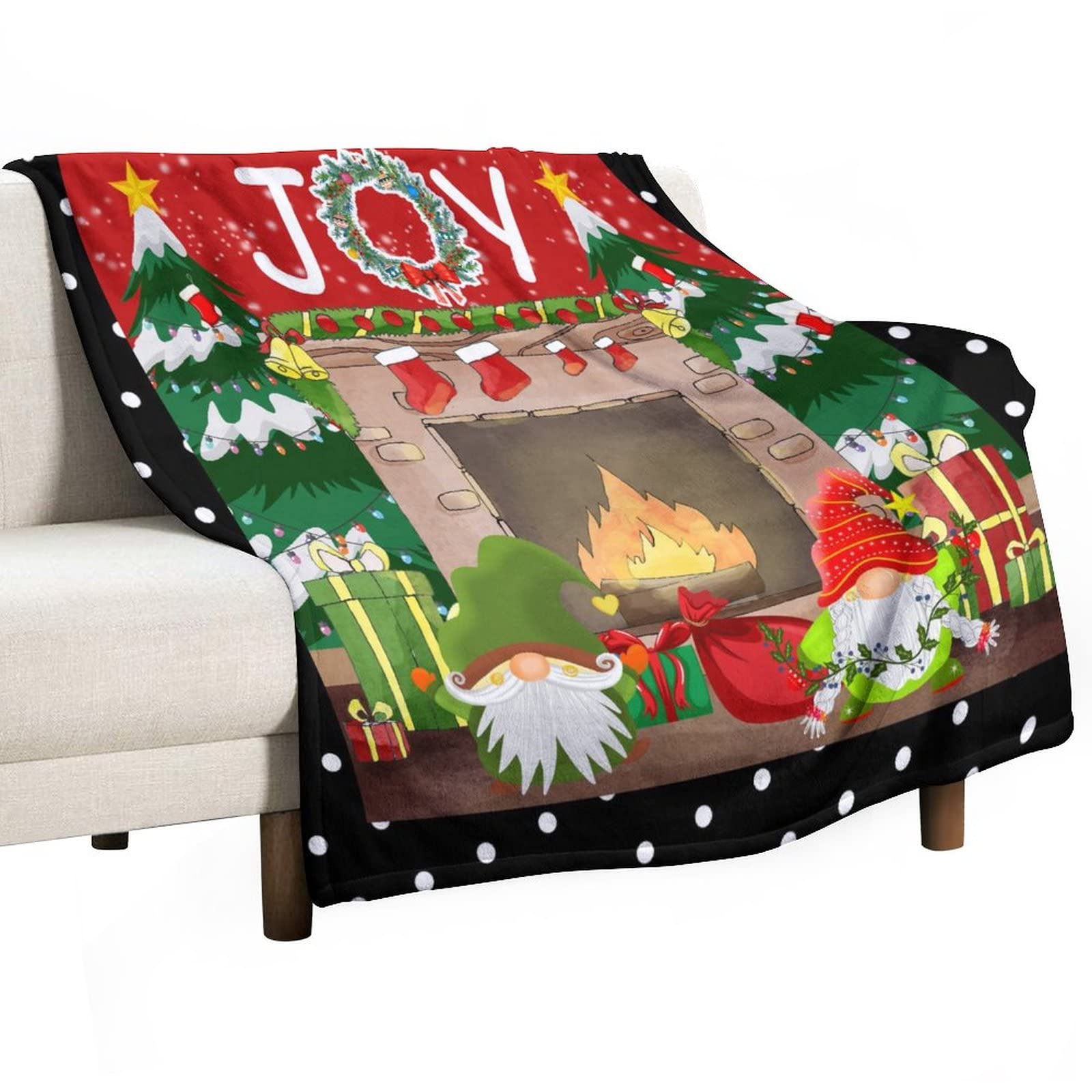 Couverture en flanelle anti-froid réversible pour lit d'adulte et enfant