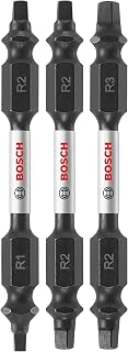 Bosch ITDESQV2503 3 Pc. Impact Tough 2.5 in. Square Double-Ended Bit Set