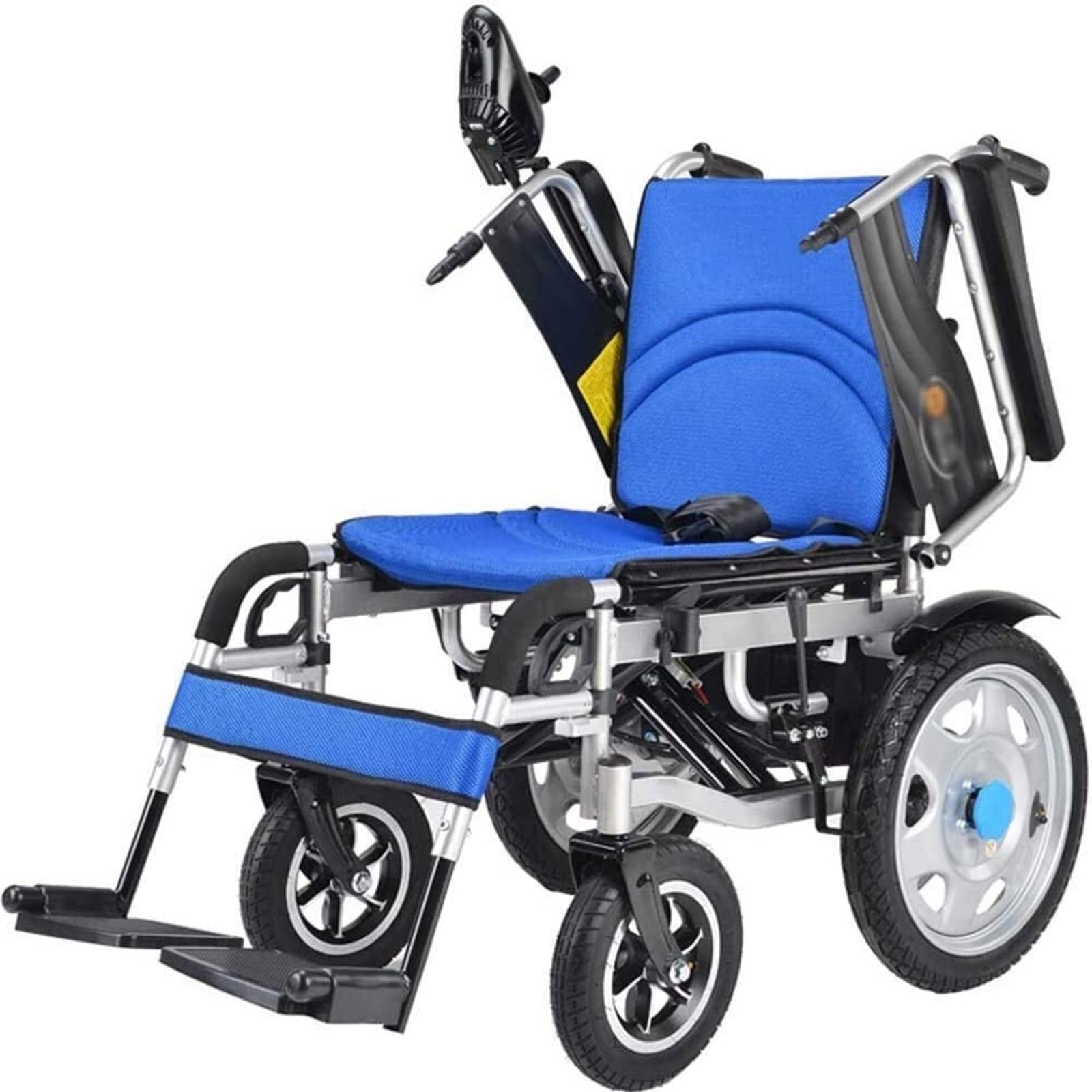 Silla de ruedas eléctrica for adultos, silla de ruedas eléctrica compacta de 12 AH: eléctrica o de manipulación manual, sillas de ruedas motorizadas todo terreno for viajes en interiores y exteriores