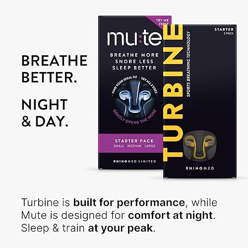 Miniatura 8 de Rhinomed Dilatador nasal de turbina para respiración atlética: mejora el flujo de aire durante el ejercicio