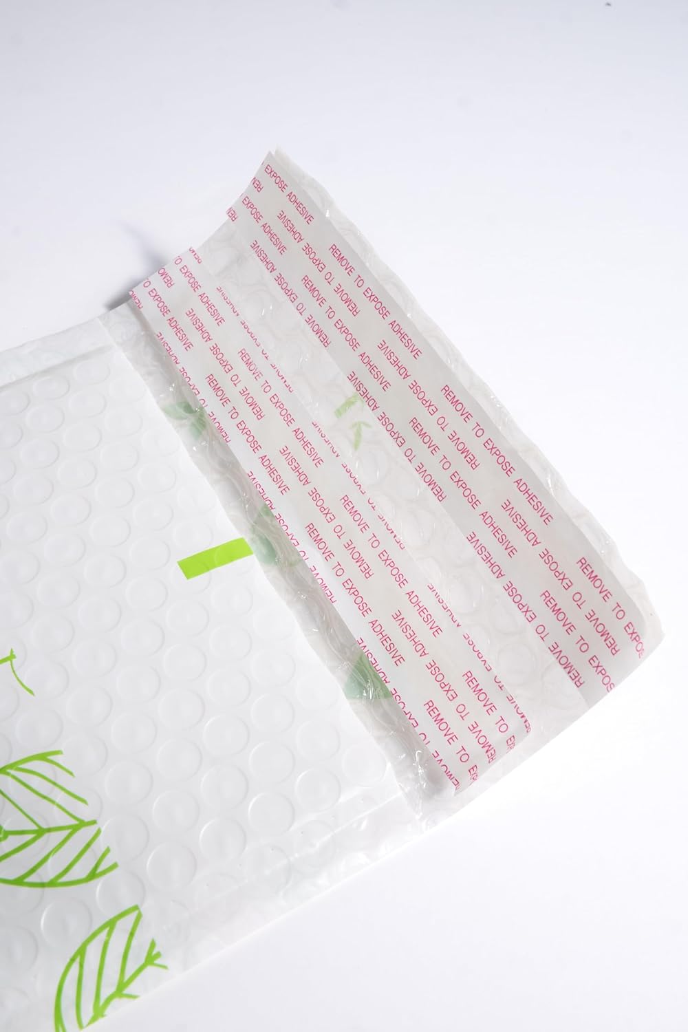 Kipulu™ 100% Biodegradable Bubble Mailers,25pcs Padded Packaging Wrap Envelopes Pouches Eco Friendly no glue (Green Leafs)