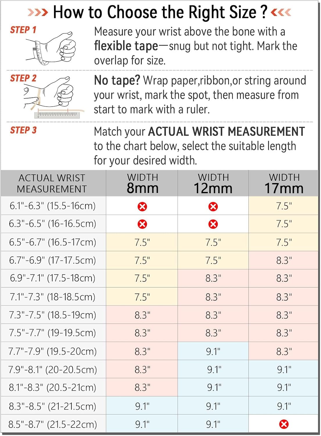 FaithHeart Stainless Steel Cuban Link Bracelet for Men, Gold Plated/Black/Silver Mens Chain Bracelet 8/12/17mm Width, 7.5/8.3/9.1 Inch Length Sturdy Wrist Bracelets Hip Hop Jewelry, with Gift Box - Image 5