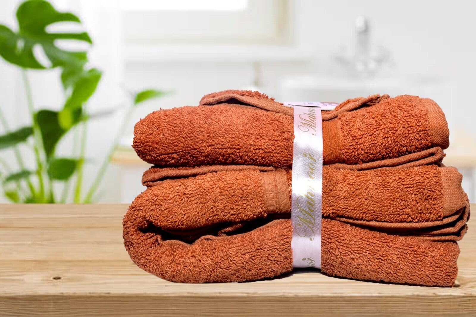 ARA CHOICE 1 & 3pcs 100% Egyptian Cotton Towel Bale Set Bathroom Hand Bath and Face Towels Machine Washable Tumble dry low - Image 4