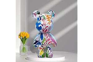 Elegant Bear Resin Statue