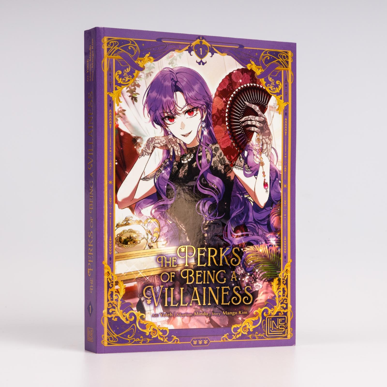 The Perks of Being a Villainess 1: Humorvoller Romantasy-Manhwa über eine Frau, die als Roman¿Bösewichtin wiedergeboren wird - limitierte Auflage mit Photocard