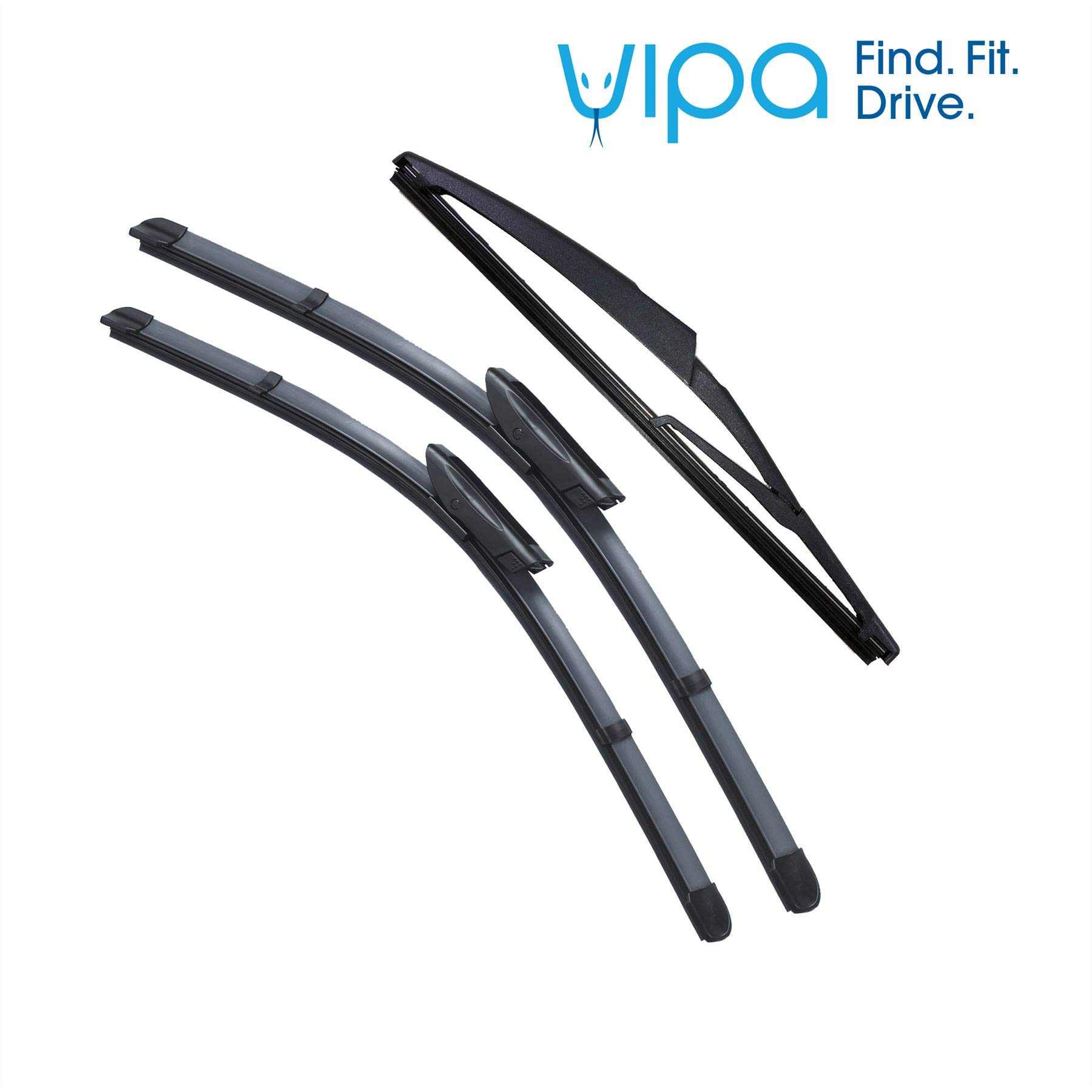 Vipa Wiper Blade Set fits: DS DS 3 Hatchback Apr 2015 to May 2020