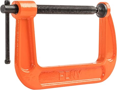 Pony Jorgensen 2650 5-Inch C-Clamp, Orange