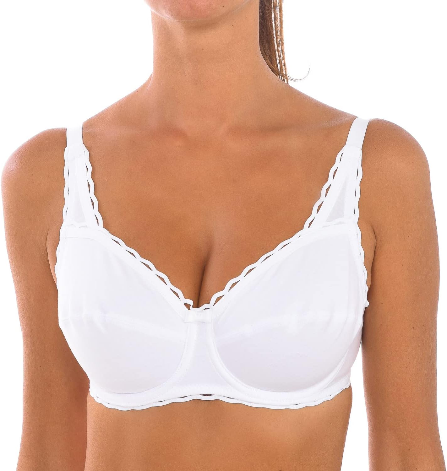 Women's Classic Organic Cotton Support Underwire Bra Bra (Pack of 1)