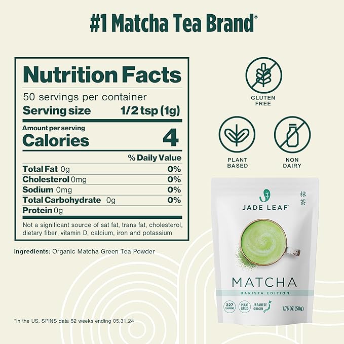 Té Matcha Verde en Polvo Barista Blend 50g miniatura 2