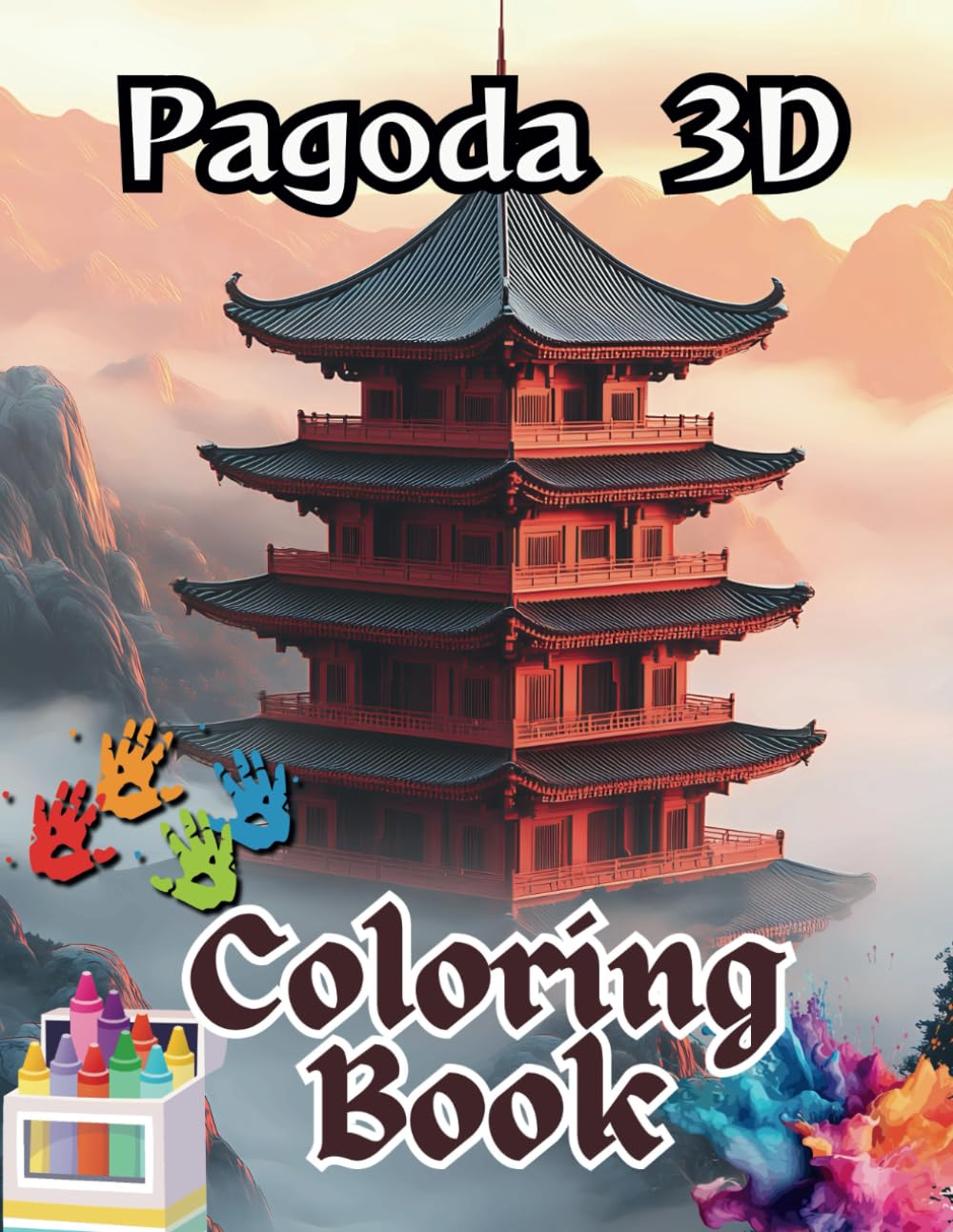 Pagoda 3D Coloring Book: A Celebration of Heritage and Creativity