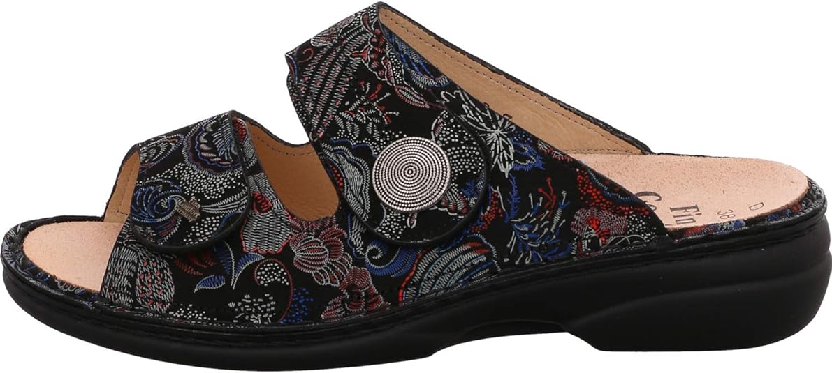 Mules Finn Comfort Sansibar Pour Femme - Cuir Souple, Semelle Anatomique, Confort Optimal - Idéal Pour Pieds Normaux à Forts